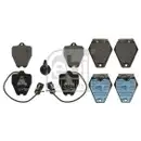 FEBI BILSTEIN 16762 Bremsbelagsatz für AUDI
