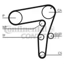CONTINENTAL CTAM CT1106WP1 Zahnriemen Kit + Wasserpumpe