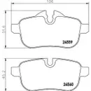Original Textar Bremsenset Scheiben Ø300 belüftet Beläge WK hinten BMW Z4 Roadst