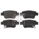 FEBI BILSTEIN 16652 Bremsbelagsatz für TOYOTA