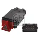 Warnblinkschalter Febi Bilstein 37783 Febi Plus für Audi Armaturenbrett