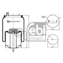 FEBI BILSTEIN 35675 Luftfederbalg