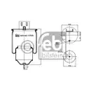 FEBI BILSTEIN 37636 Luftfederbalg für VOLVO