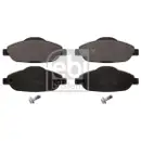 FEBI BILSTEIN 16844 Bremsbelagsatz für PEUGEOT