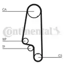 CONTINENTAL CTAM CT847WP1 Zahnriemen Kit + Wasserpumpe