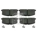 FEBI BILSTEIN 16581 Bremsbelagsatz für TOYOTA