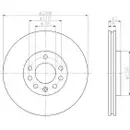 TEXTAR 92075603 Bremsscheiben 2 Stück SAAB