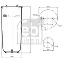 FEBI BILSTEIN 20503 Luftfederbalg