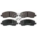 FEBI BILSTEIN 16644 Bremsbelagsatz für CITROËN, MITSUBISHI, PEUGEOT, JEEP