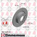 ZIMMERMANN 150.3487.20 Bremsscheiben 2 Stück MINI