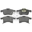 FEBI BILSTEIN 16491 Bremsbelagsatz für OPEL