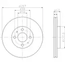 TEXTAR 92069603 Bremsscheiben 2 Stück FIAT