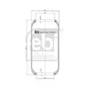 FEBI BILSTEIN 40400 Luftfederbalg für VOLVO