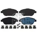 FEBI BILSTEIN 16888 Bremsbelagsatz für CITROËN, OPEL