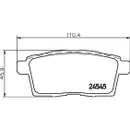 Original Textar Bremsenset Bremsscheiben Ø302 belüftet Bremsbeläge hinten Mazda