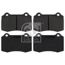FEBI BILSTEIN 16887 Bremsbelagsatz für SEAT, DS, JAGUAR, PEUGEOT, VOLVO