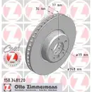 ZIMMERMANN 150.3481.20 Bremsscheiben 2 Stück BMW