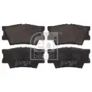 FEBI BILSTEIN 16651 Bremsbelagsatz für TOYOTA, LEXUS