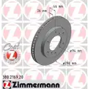 ZIMMERMANN 380.2169.20 Bremsscheiben 2 Stück MITSUBISHI