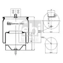 FEBI BILSTEIN 38827 Luftfederbalg