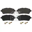 FEBI BILSTEIN 16820 Bremsbelagsatz für FORD