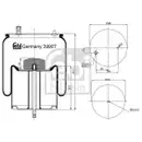 FEBI BILSTEIN 39907 Luftfederbalg
