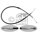 FEBI BILSTEIN 37272 Handbremsseil für VW, MERCEDES-BENZ