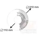 VAN WEZEL Spritzblech Bremsscheibe vo. li. 5874371