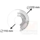 VAN WEZEL Spritzblech Bremsscheibe vo. li. 5874371