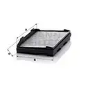 MANN-FILTER CUK 3220 Innenraumluftfilter