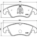 Textar Bremsenset Bremsscheiben Ø320 belüftet Bremsbeläge Ceramic vorn Audi A4