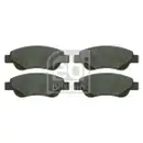 FEBI BILSTEIN 16589 Bremsbelagsatz für TOYOTA, PEUGEOT, CITROËN