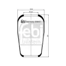 FEBI BILSTEIN 38647 Luftfederbalg für MERCEDES-BENZ