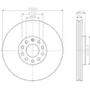 TEXTAR 92106705 Bremsscheiben 2 Stück AUDI