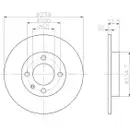 TEXTAR 92071903 Bremsscheiben 2 Stück VW