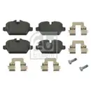Febi Bilstein Bremsenset Bremsscheiben Ø280 voll Bremsbeläge WK hinten BMW 1er