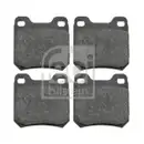 FEBI BILSTEIN 16155 Bremsbelagsatz für OPEL, SAAB