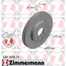 ZIMMERMANN 400.3690.20 Bremsscheiben 2 Stück MERCEDES-BENZ