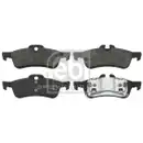 Original Febi Bilstein Bremsenset Scheiben 259 mm Bremsbeläge Warnkontakt hinten