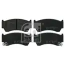 FEBI BILSTEIN 16267 Bremsbelagsatz für NISSAN