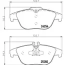 Textar Bremsenset Bremsscheiben Ø300 belüftet Bremsbeläge hinten WK Mercedes GLK