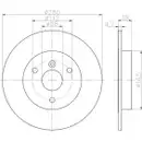 TEXTAR 92155503 Bremsscheiben 2 Stück SMART
