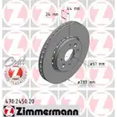 ZIMMERMANN 470.2450.20 Bremsscheiben 2 Stück DACIA