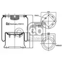 FEBI BILSTEIN 20413 Luftfederbalg für SCANIA
