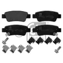 Febi Bremsscheiben Bremsbeläge Hinten für Honda CR-5 3 REx CR-5 4 RMx