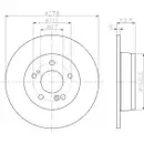 Textar Bremsenset Bremsscheiben Ø278 voll Bremsbeläge hinten Mercedes SLK CLK