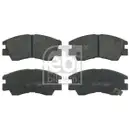 FEBI BILSTEIN 16128 Bremsbelagsatz für MITSUBISHI, HONDA