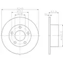 Textar Bremsenset Bremsscheiben Ø245 voll Bremsbeläge hinten Audi A6
