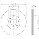 TEXTAR 92119203 Bremsscheiben 2 Stück RENAULT
