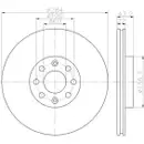 TEXTAR 92145803 Bremsscheiben 2 Stück FIAT